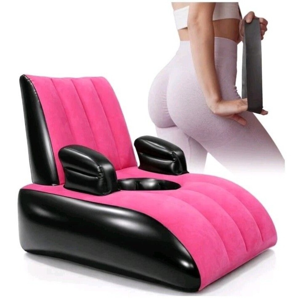 Inflatable BBL Chair Sofa with Hole, Waterproof Pillow for Post Recovery